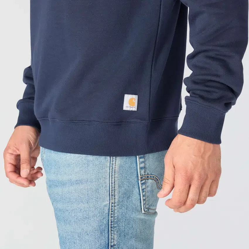 Sawyer Graphic Script-Sweatshirt met ronde hals voor heren