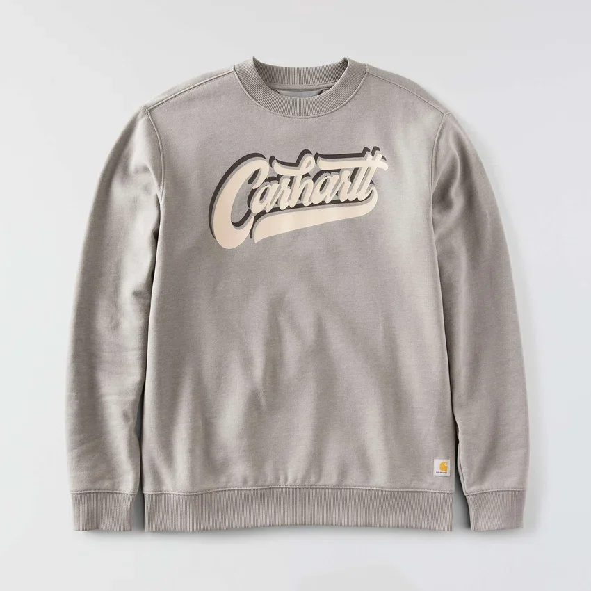 Sawyer Graphic Script-Sweatshirt met ronde hals voor heren