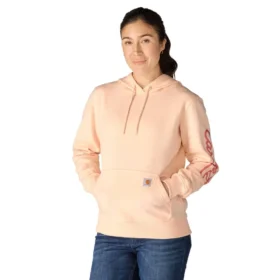 Sawyer-hoodie met Script Logo op de armstukken voor dames