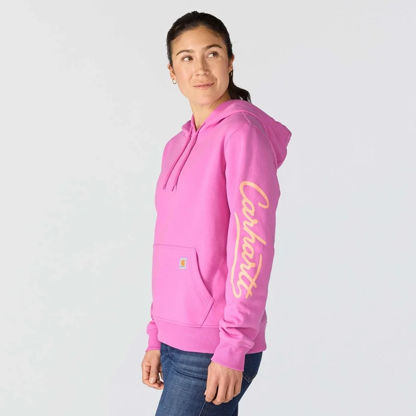 Sawyer-hoodie met Script Logo op de armstukken voor dames