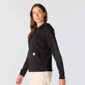 Sawyer-hoodie met Script Logo op de armstukken voor dames