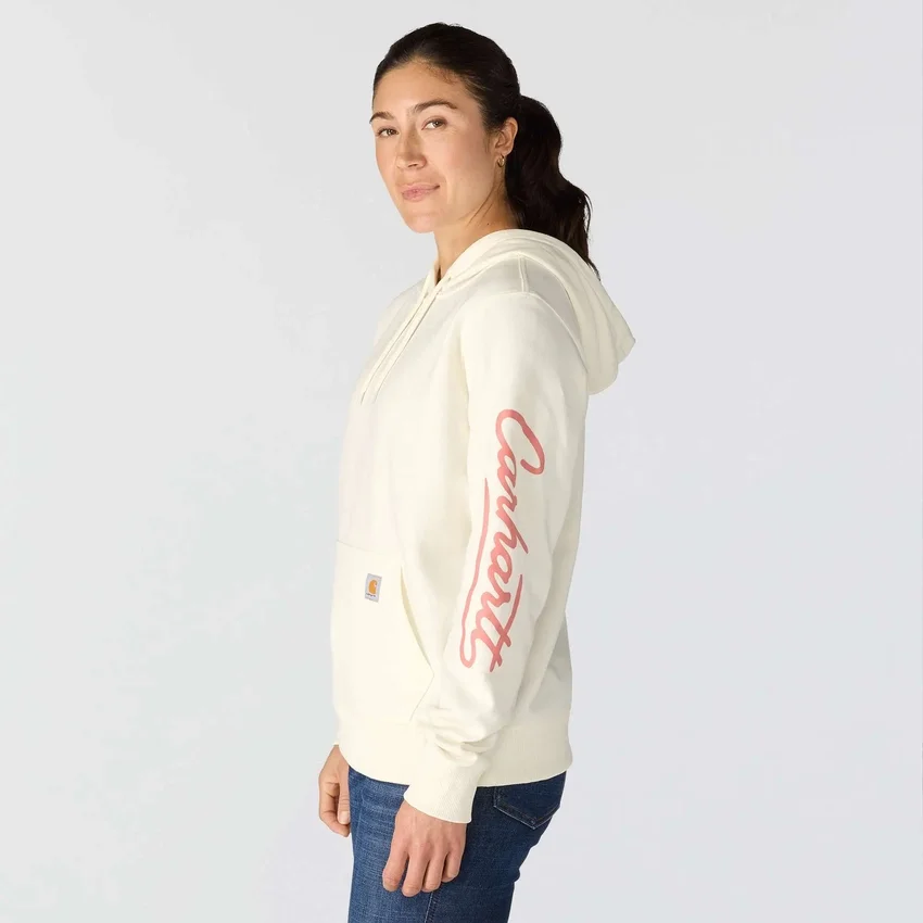 Sawyer-hoodie met Script Logo op de armstukken voor dames