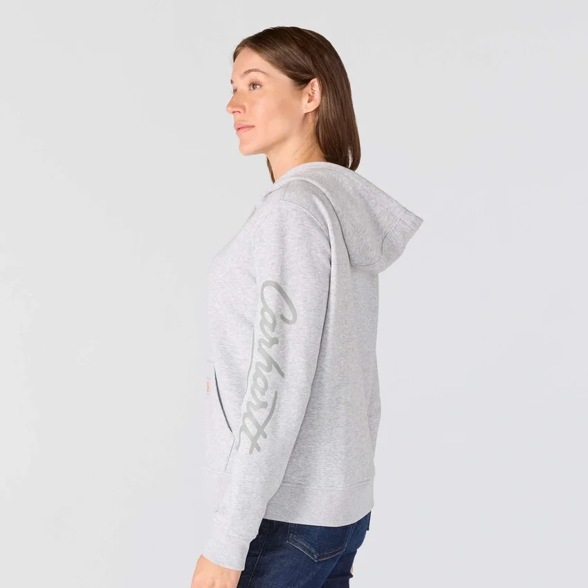 Sawyer-hoodie met Script Logo op de armstukken voor dames