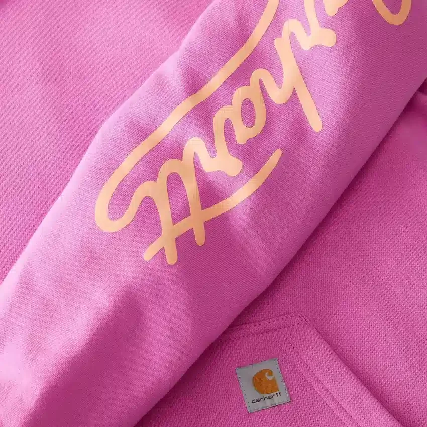 Sawyer-hoodie met Script Logo op de armstukken voor dames