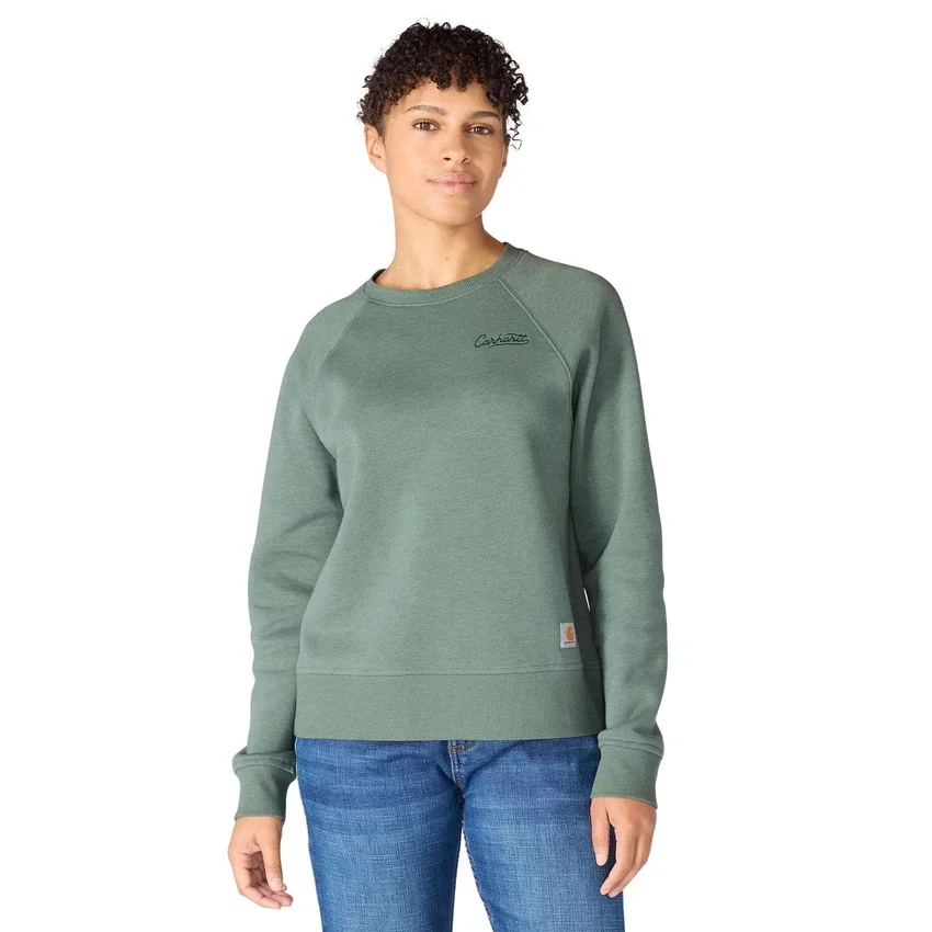 Sawyer-sweatshirt met ronde hals en losse pasvorm voor dames