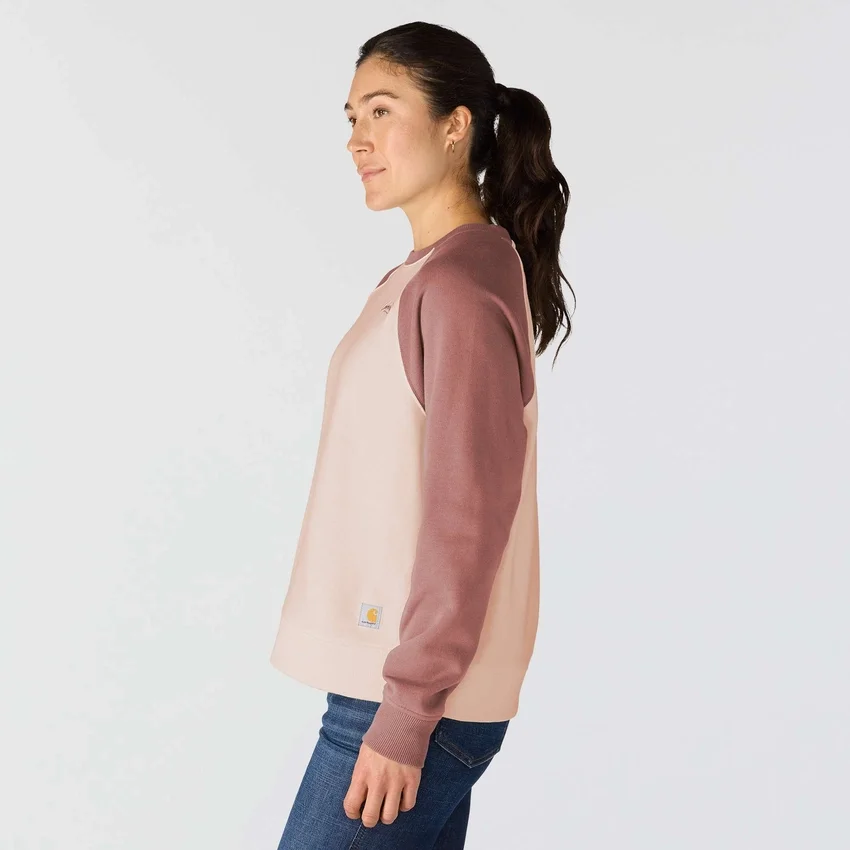 Sawyer-sweatshirt met ronde hals en losse pasvorm voor dames