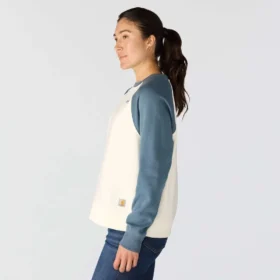 Sawyer-sweatshirt met ronde hals en losse pasvorm voor dames
