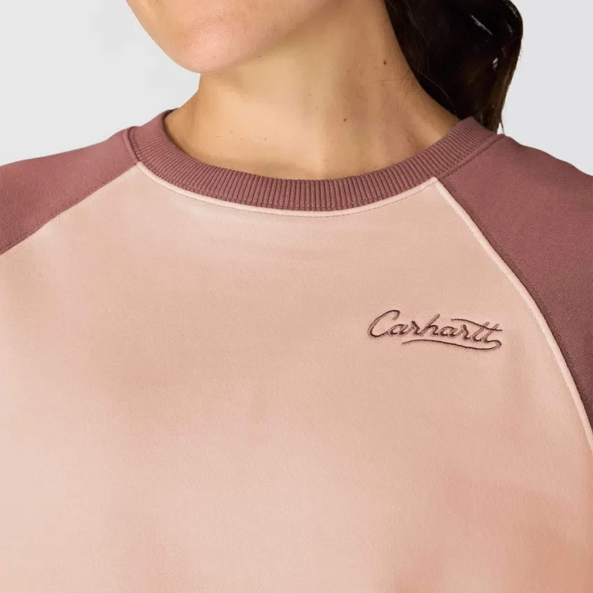 Sawyer-sweatshirt met ronde hals en losse pasvorm voor dames