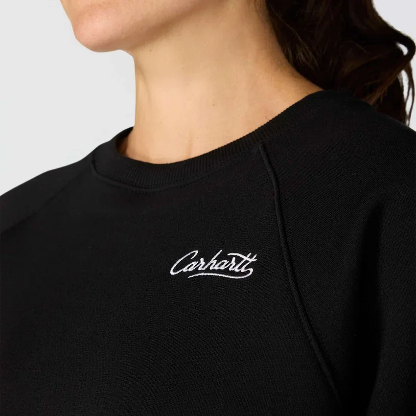 Sawyer-sweatshirt met ronde hals en losse pasvorm voor dames