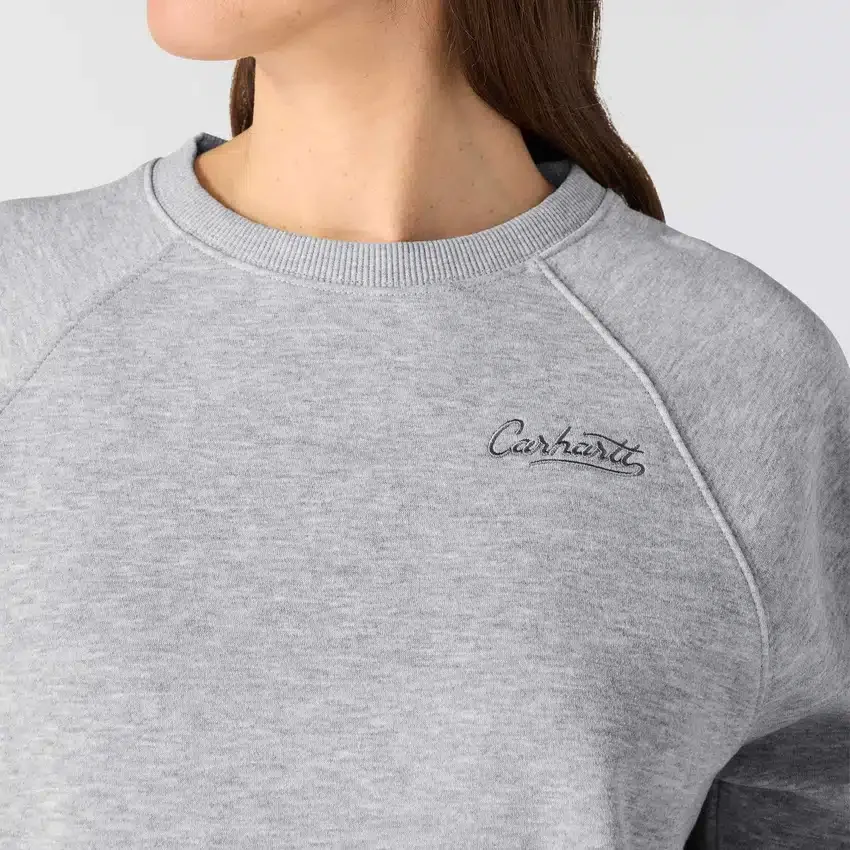 Sawyer-sweatshirt met ronde hals en losse pasvorm voor dames