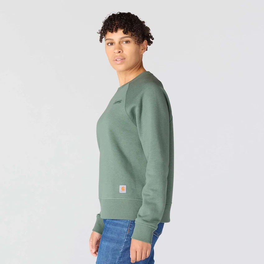 Sawyer-sweatshirt met ronde hals en losse pasvorm voor dames