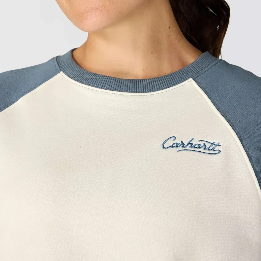 Sawyer-sweatshirt met ronde hals en losse pasvorm voor dames