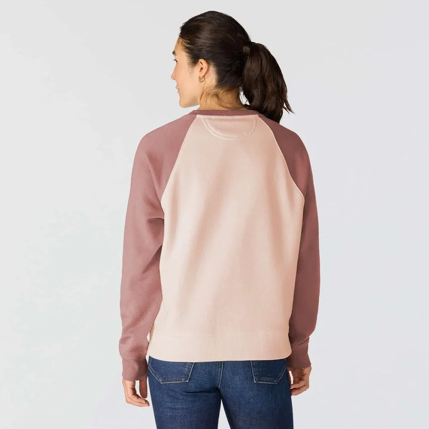 Sawyer-sweatshirt met ronde hals en losse pasvorm voor dames