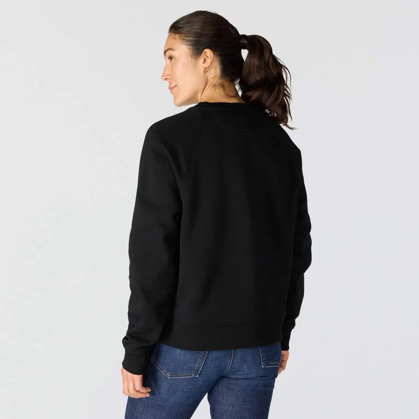 Sawyer-sweatshirt met ronde hals en losse pasvorm voor dames