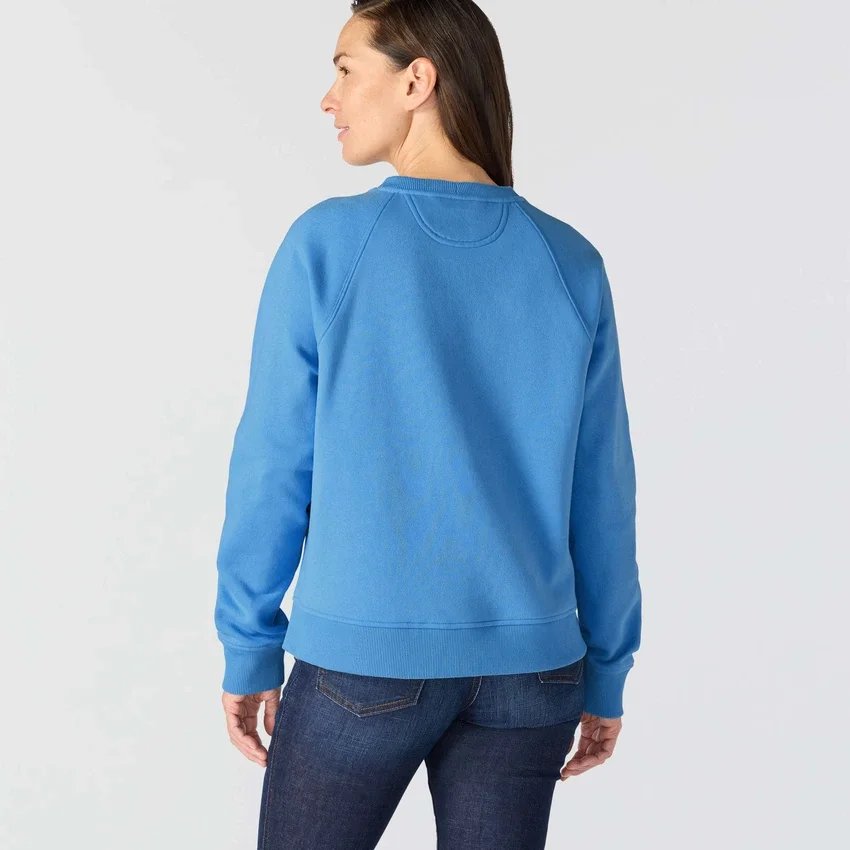Sawyer-sweatshirt met ronde hals en losse pasvorm voor dames