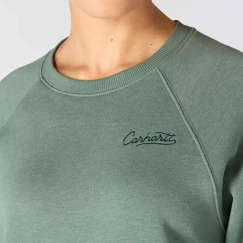 Sawyer-sweatshirt met ronde hals en losse pasvorm voor dames