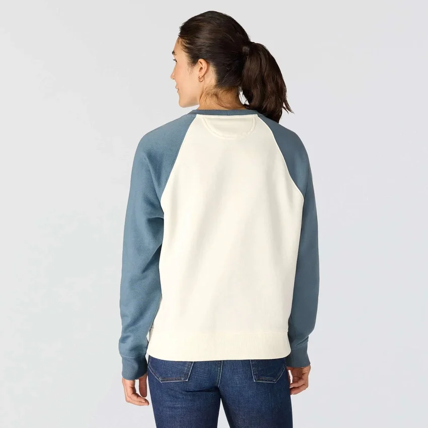 Sawyer-sweatshirt met ronde hals en losse pasvorm voor dames