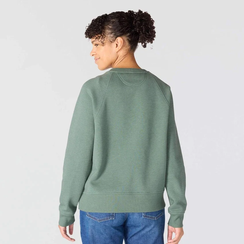 Sawyer-sweatshirt met ronde hals en losse pasvorm voor dames