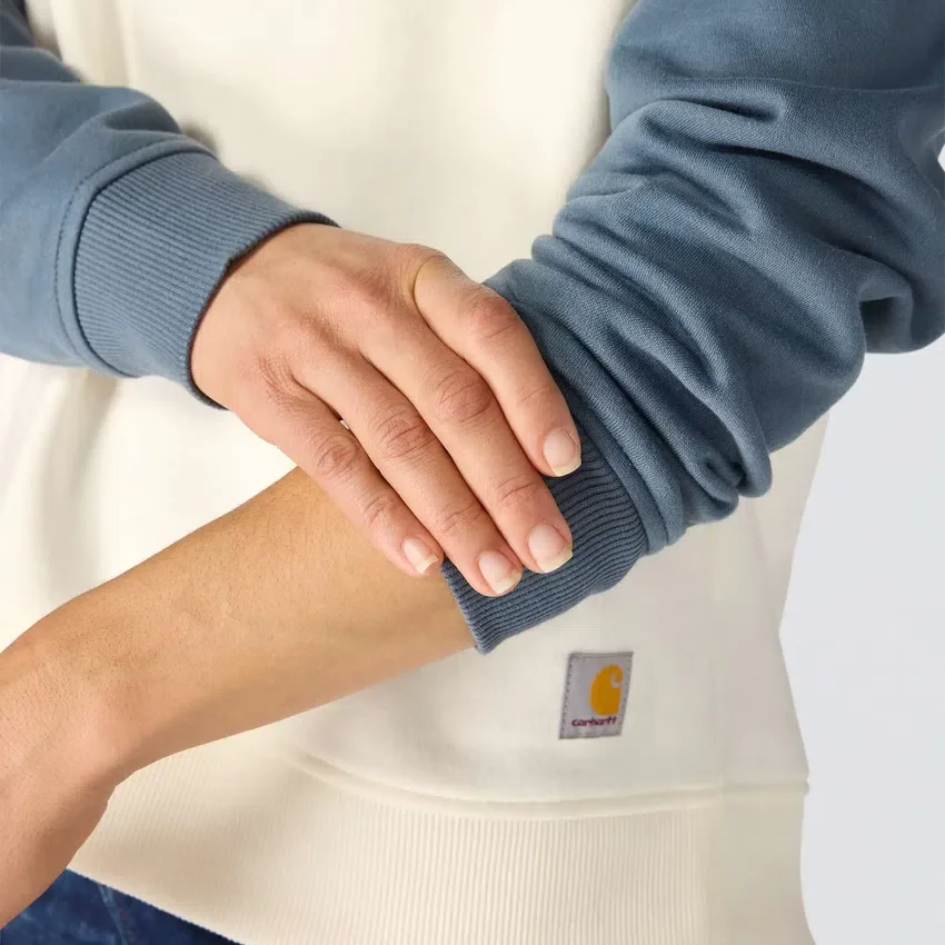 Sawyer-sweatshirt met ronde hals en losse pasvorm voor dames