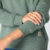 Sawyer-sweatshirt met ronde hals en losse pasvorm voor dames