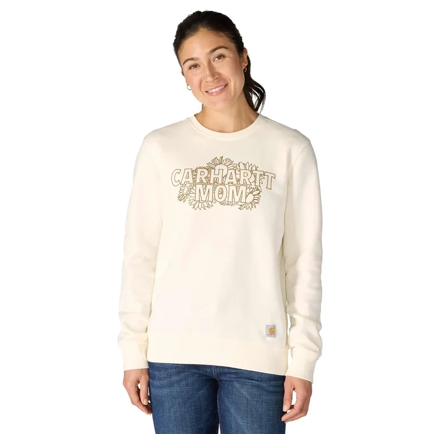 Sawyer-sweatshirt met ronde hals en print voor Moederdag voor dames