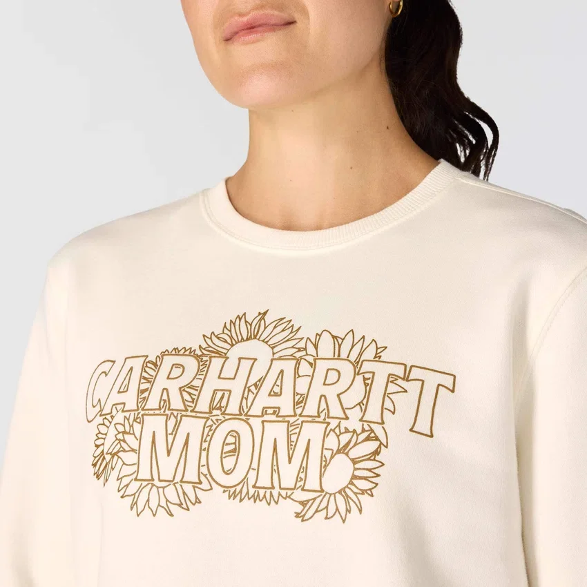 Sawyer-sweatshirt met ronde hals en print voor Moederdag voor dames