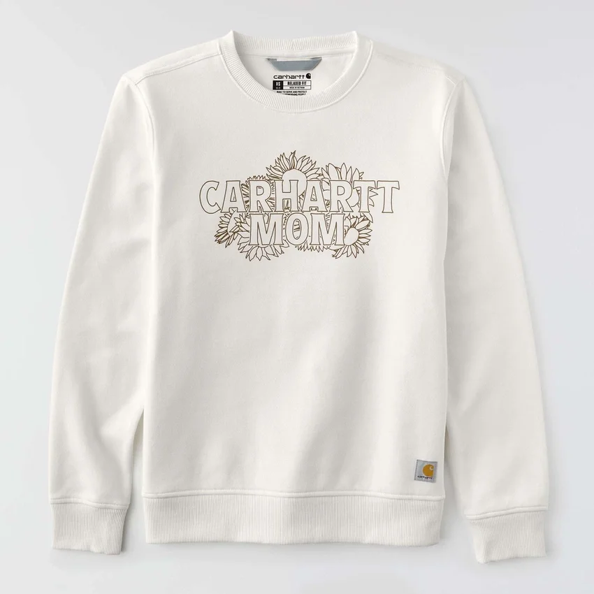 Sawyer-sweatshirt met ronde hals en print voor Moederdag voor dames