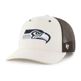 Seattle Seahawks '47 ongeverfde Trucker met relaxte pasvorm