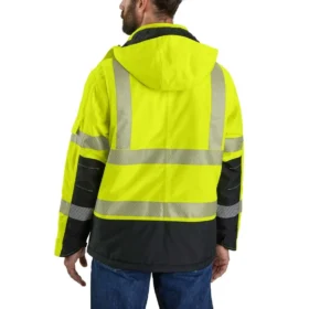 Sherwood High Visibility Klasse 3 geïsoleerde regenjas voor heren: Rain Defender-jas