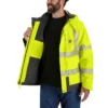 Sherwood High Visibility Klasse 3 geïsoleerde regenjas voor heren: Rain Defender-jas