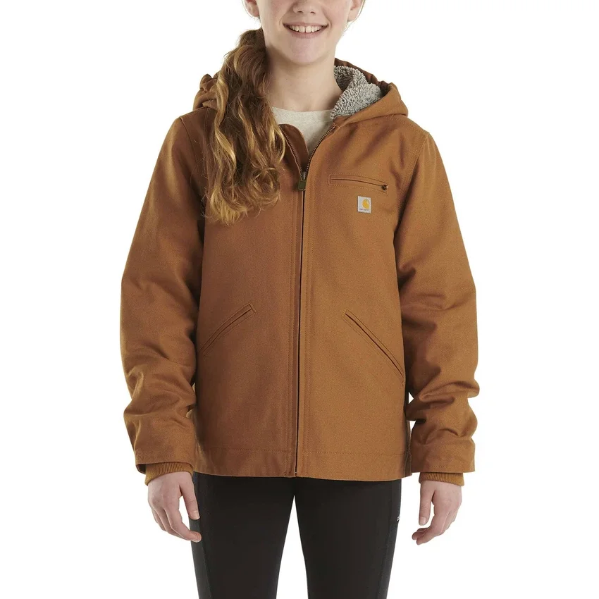 Sierra-jas met sherpa-voering voor meisjes (kinderen/jeugd)