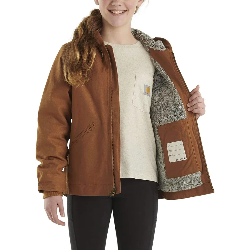 Sierra-jas met sherpa-voering voor meisjes (kinderen/jeugd)