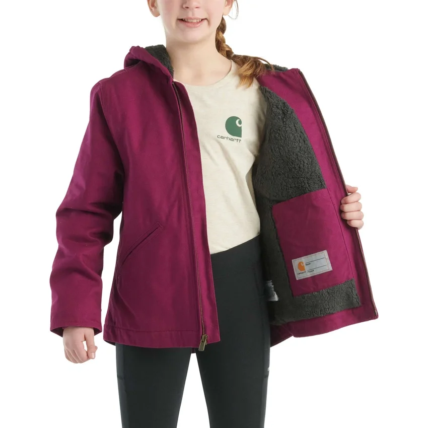 Sierra-jas met sherpa-voering voor meisjes (kinderen/jeugd)