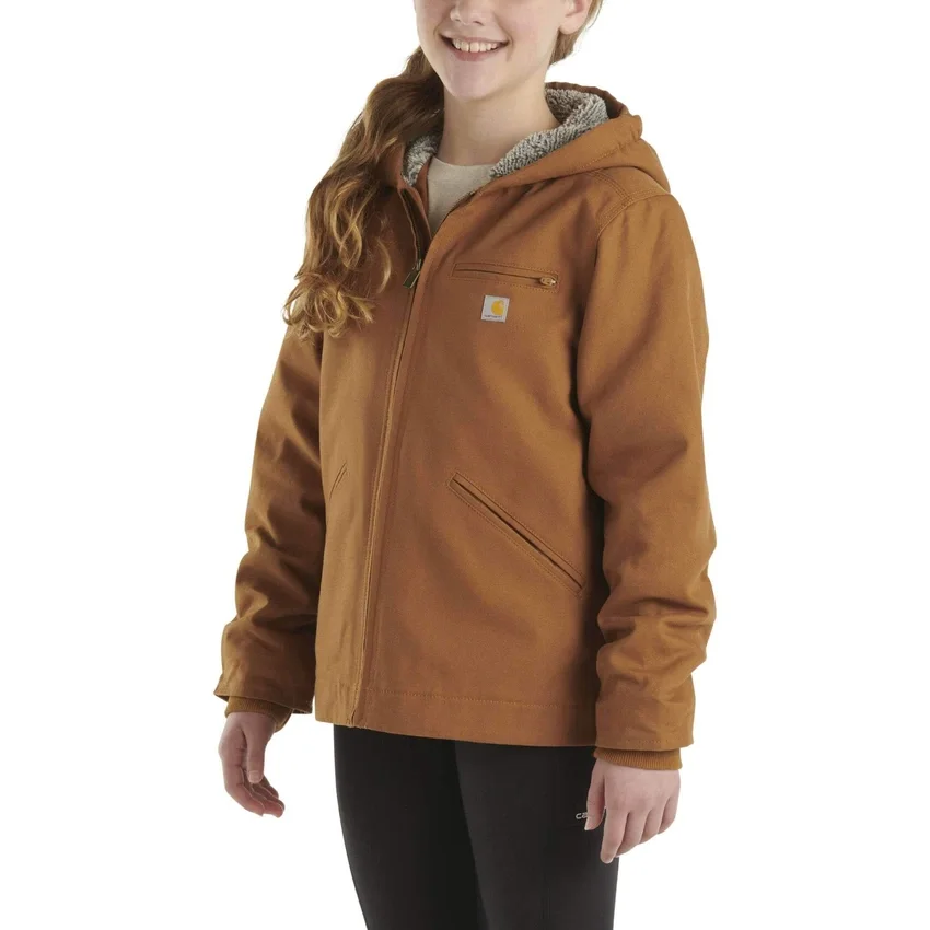 Sierra-jas met sherpa-voering voor meisjes (kinderen/jeugd)
