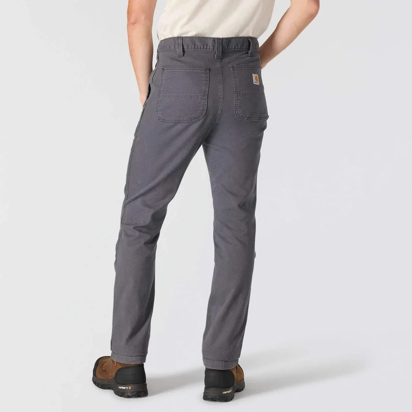 Slanke, taps toelopende Rigby canvas-werkbroek voor heren