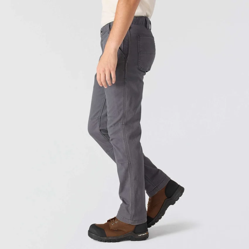Slanke, taps toelopende Rigby canvas-werkbroek voor heren