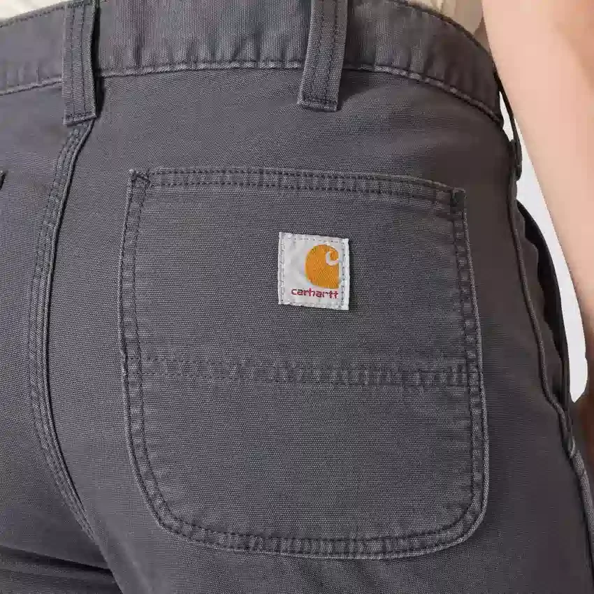 Slanke, taps toelopende Rigby canvas-werkbroek voor heren