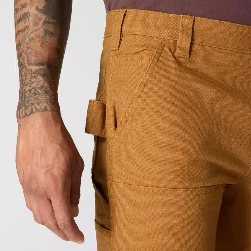 Slanke, taps toelopende, Rugged Flex-werkbroek met dubbele knieën voor heren