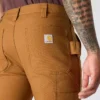 Slanke, taps toelopende, Rugged Flex-werkbroek met dubbele knieën voor heren