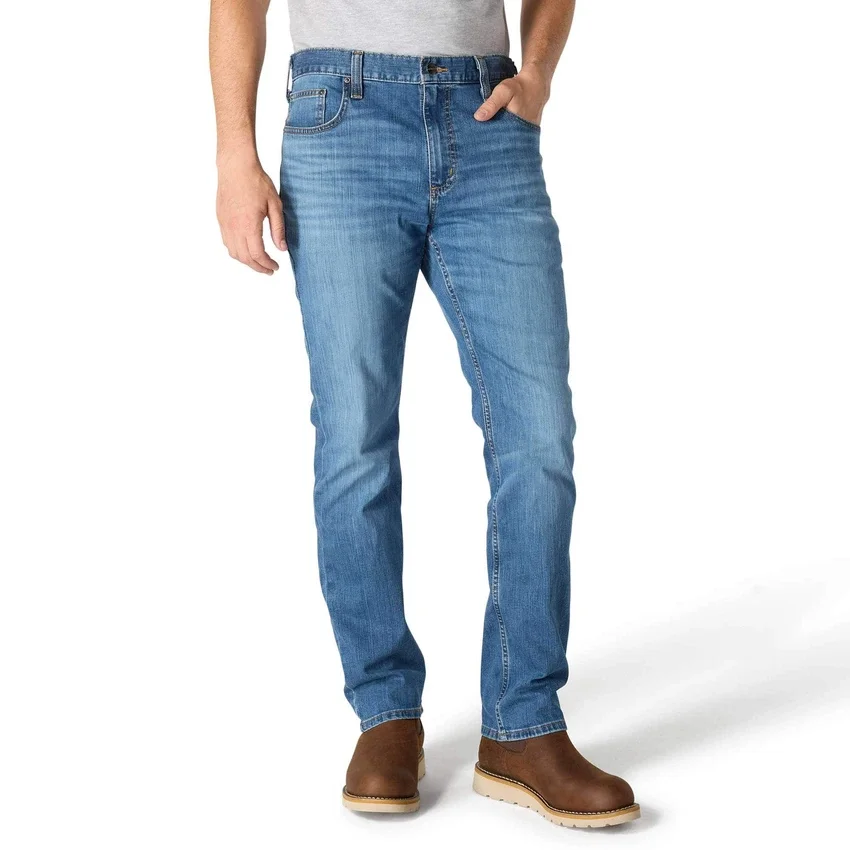 Slanke, taps toelopende, Rugged Flex-werkjeans voor heren