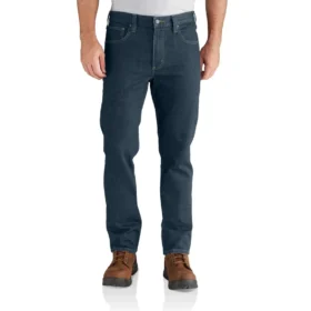 Slanke, taps toelopende, Rugged Flex-werkjeans voor heren