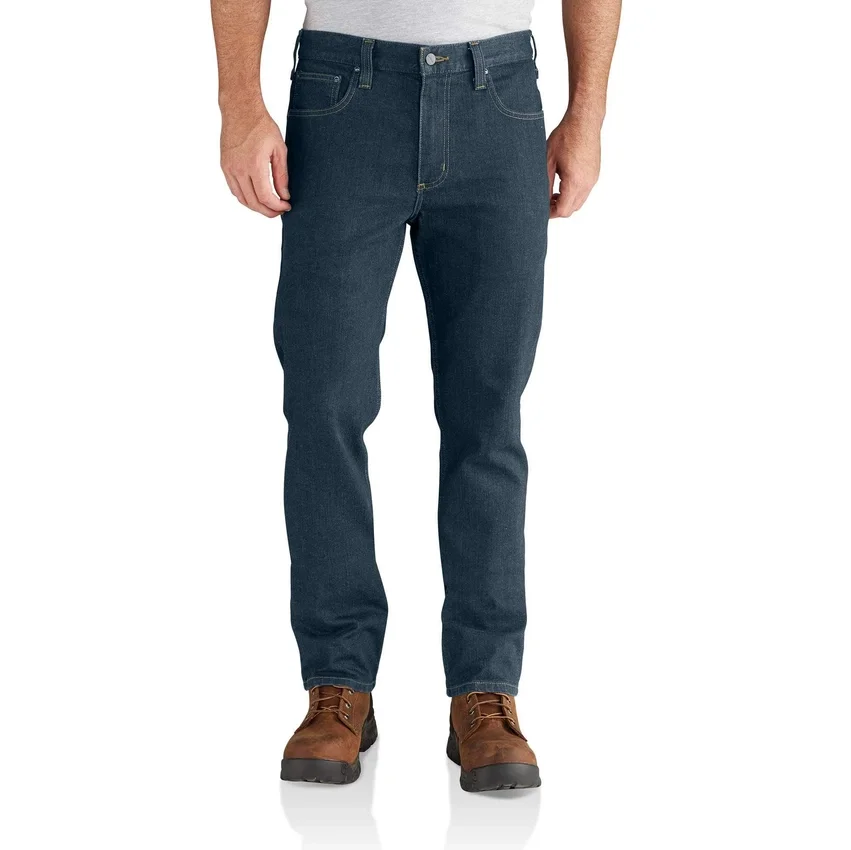 Slanke, taps toelopende, Rugged Flex-werkjeans voor heren