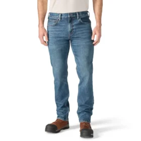 Slanke, taps toelopende, Rugged Flex-werkjeans voor heren