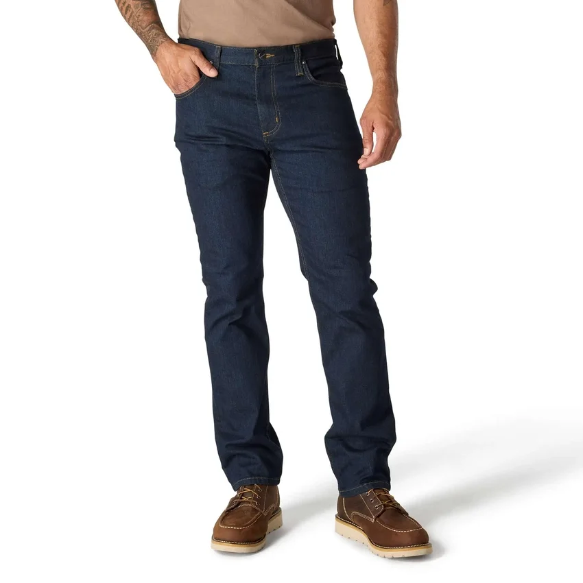 Slanke, taps toelopende, Rugged Flex-werkjeans voor heren