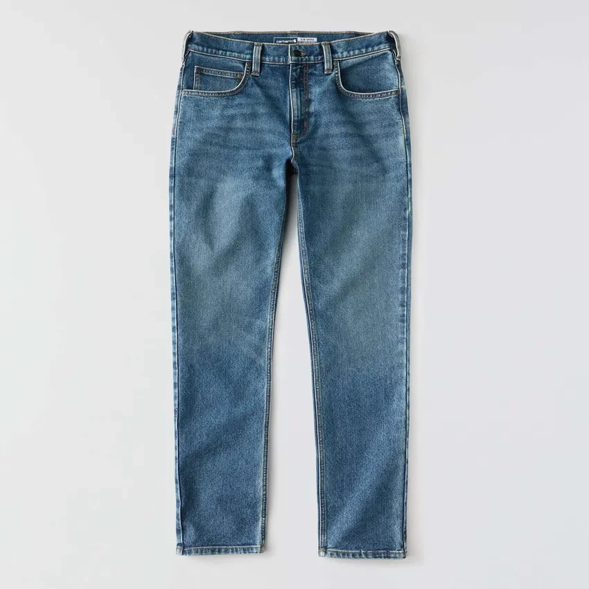 Slanke, taps toelopende, Rugged Flex-werkjeans voor heren