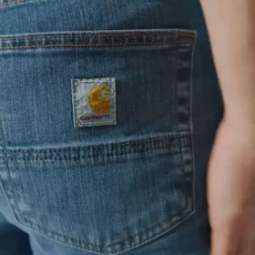 Slanke, taps toelopende, Rugged Flex-werkjeans voor heren