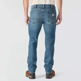 Slanke, taps toelopende, Rugged Flex-werkjeans voor heren