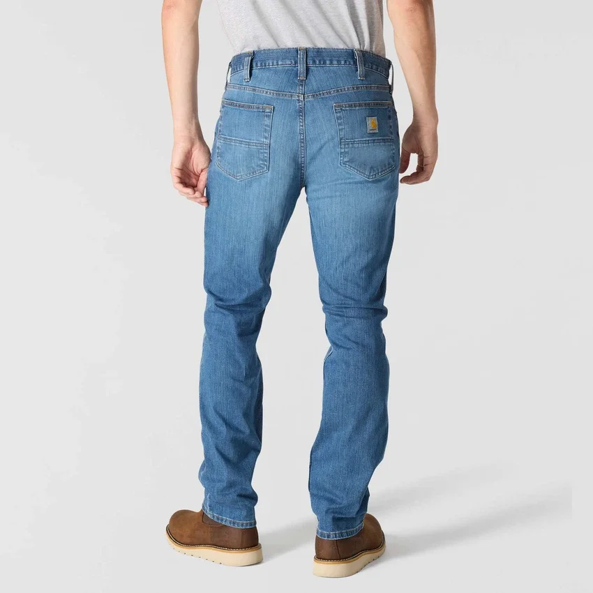 Slanke, taps toelopende, Rugged Flex-werkjeans voor heren