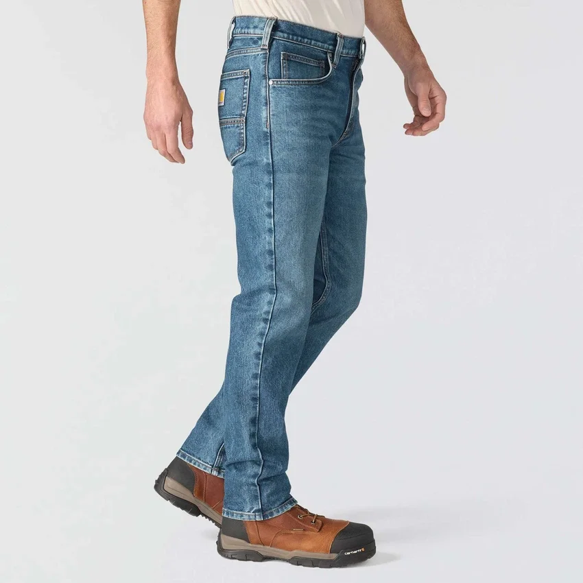 Slanke, taps toelopende, Rugged Flex-werkjeans voor heren