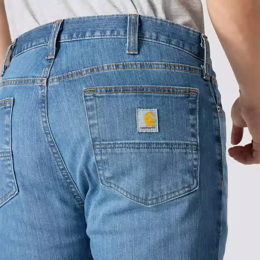 Slanke, taps toelopende, Rugged Flex-werkjeans voor heren